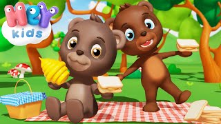 Ik zag twee beren broodjes smeren 🐻 Kinderliedjes - HeyKids Nederlands