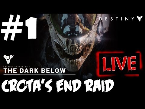 Destiny Crota's End Raid Walkthrough Part 1 Gameplay Guide The Dark Below Let's Play 1080p HD