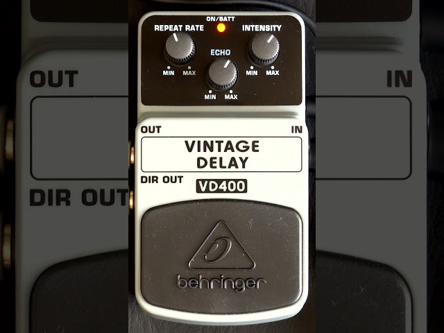 Vídeo relacionado con Behringer VD400 - Pedal de efecto delay para guitarra