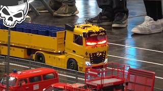RC Trucks & Construction Machines in real ACTION Hobbymesse Leipzig Germany 2025