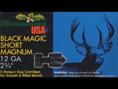 12 Gauge Shotgun Slug test: Brenneke Black Magic Short Magnum