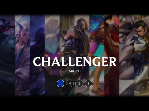 EUW Challenger match 413: Over 100 KILLS match