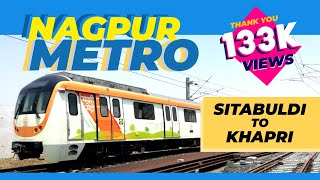 preview picture of video 'Nagpur Metro Vlog | Sitabuldi to Khapri | Full Journey Video'
