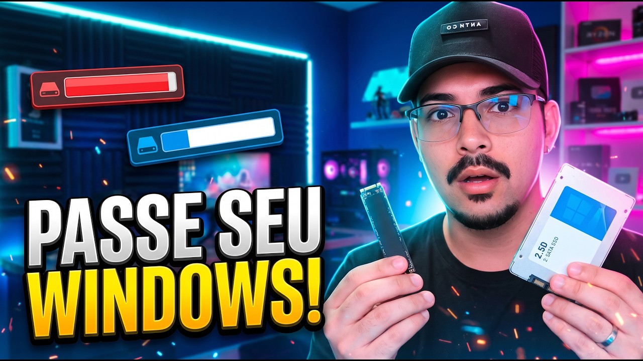 Sem espaço no SSD? ATUALIZE seu disco SSD sem reinstalar o Windows ( Passe Windows inteiro)