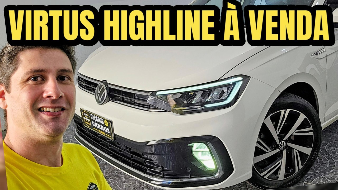 VW Virtus Highline 2024 À VENDA // Caçador de Carros