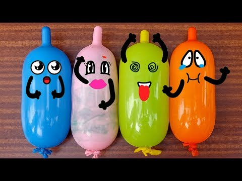 Making Slime With Funny Balloons Cute #Doodles #12 | RELAXING SATISFYING #SLIME Video