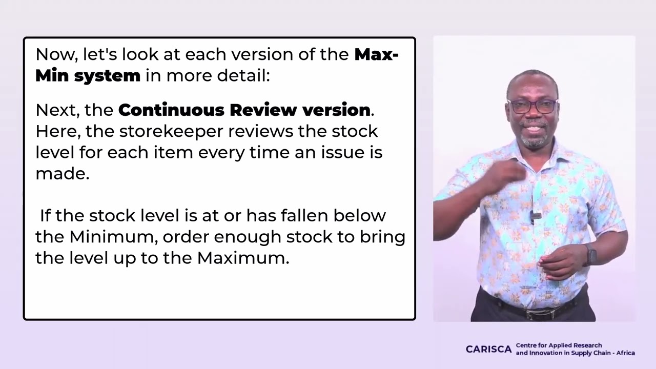 Understanding Maximum-Minimum Inventory Control Systems in Healthcare ...