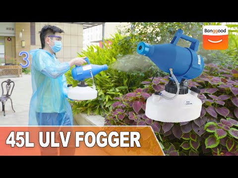 4.5L Portable Electric ULV Fogger Nebulizer |Disinfection Sterilization|Buy at Banggood