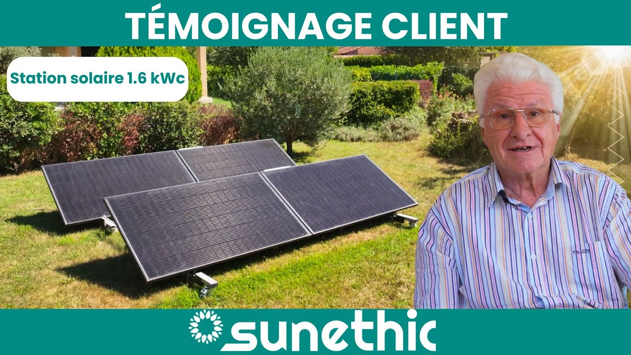 Avis clients Sunethic : Station Solaire Plug And Play Autoconsommation, 4 Panneaux (1.6 kWc)
