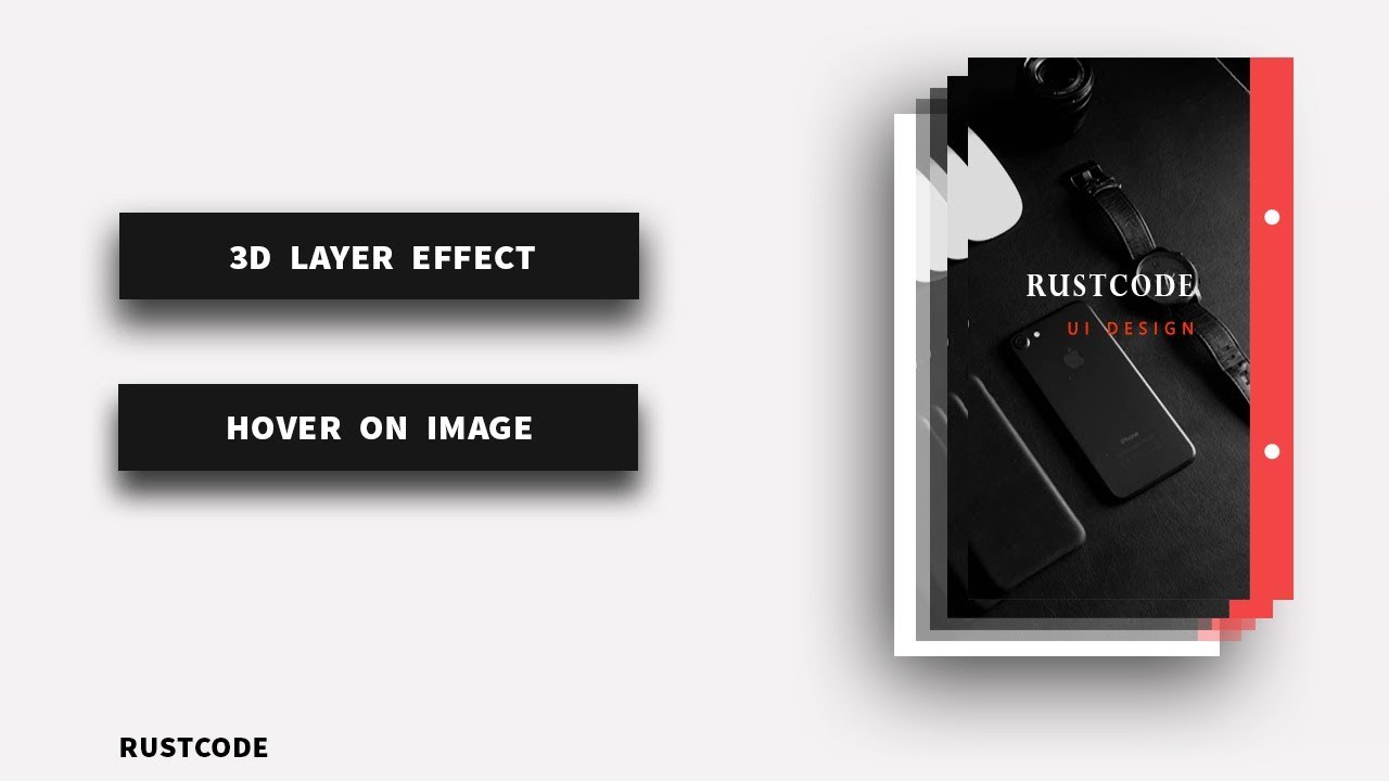 3d Layer Effect On Image Hover Using Html And Css | Pure Css 3D Layer Effect On Image Hover