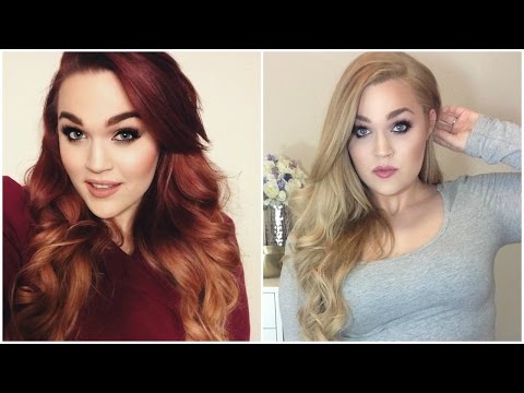 How I Went from Red to Blonde Hair at Home | Drugstore...