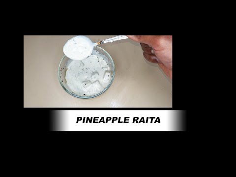 Pineapple Raita Recipe - How to make Raita by Cook with Jay