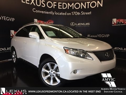 Used 2010 White Lexus RX 350 AWD Touring Walkaronud Review | Sherwood Park Alberta