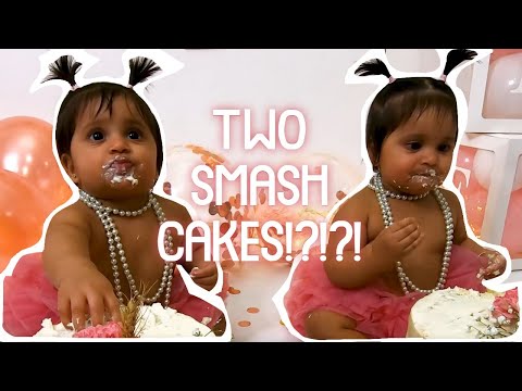 TWINS' 1ST BIRTHDAY SMASH CAKE | Funny reactions and a special surprise