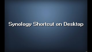 Synology Shortcuts