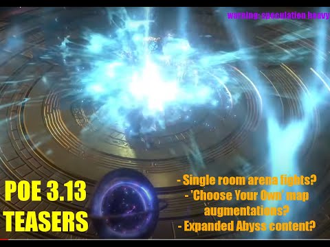 Path of Exile POE - 3.13 New Teasers - A Customizable Atlas?