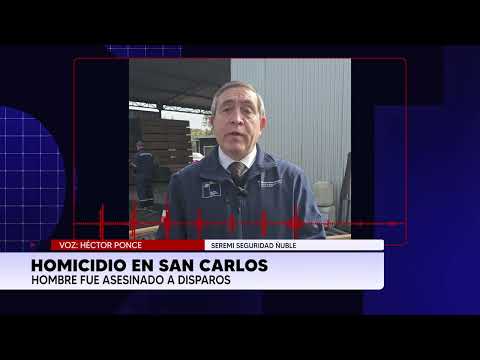 Hombre de 31 años es asesinado a balazos en San Carlos: Ñuble registra octavo homicidio del año
