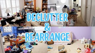 2024 DECLUTTER & REARRANGE WITH ME! EXTREME CLEANING MOTIVATION! ROOM TRANSFORMATION!