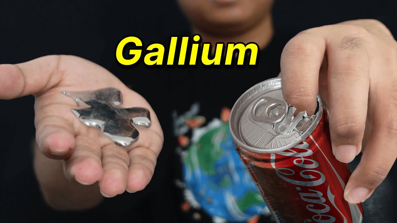 Logam cair Galium ini bisa merusak logam lain. Mari kita buktikan.