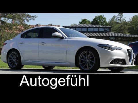 New Alfa Romeo Giulia Quadrifoglio REVIEW Test Driven Neu 2017/2016 - Autogefühl