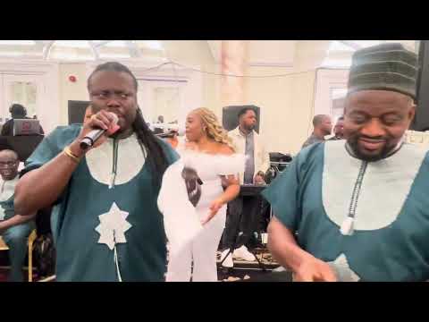 Larry king empire band at R&T Ajayi wedding couples entrance