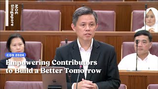 Highlights from Minister Chan's COS 2024 Speech: Empowering Contributors to Build a Better Tomorrow