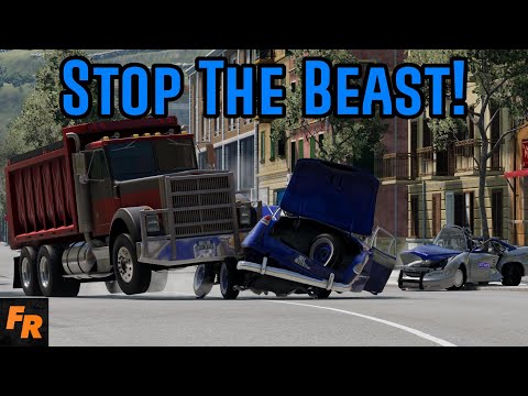 Stop The Beast! - A Truck In Italy - BeamNG Drive Multiplayer