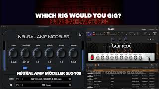 WHICH RIG WOULD YOU GIG? Neural Amp Modeler or Tonex? #neuralampmodeler #tonex #drprophecy #kifrif