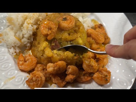 Puerto Rican Mofongo with Camarones ‘a la Criolla’ | Authentic Recipe