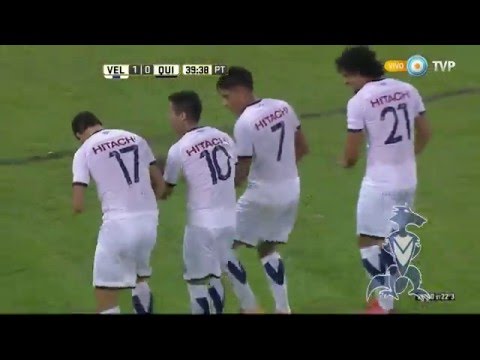 GOL | Velez 1 Vs Quilmes 2  | Transicion 2016 | Fecha 07 |  CORREA