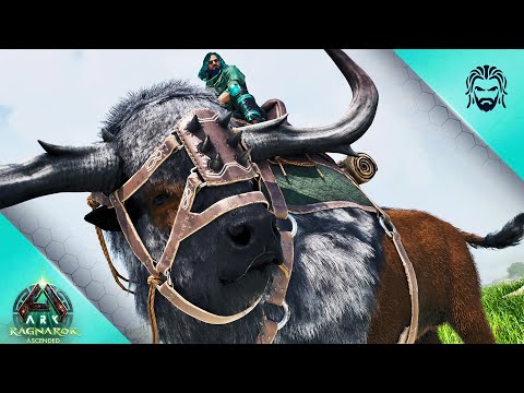 My Frustrating First Time Taming a Bison... | ARK: Ragnarok [E4]