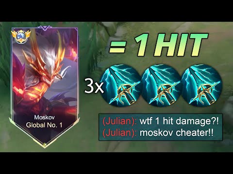 WTF DAMAGE! TRY THIS NEW MOSKOV 1 HIT BUILD 2026 (100% RECOMMENDED) - MLBB