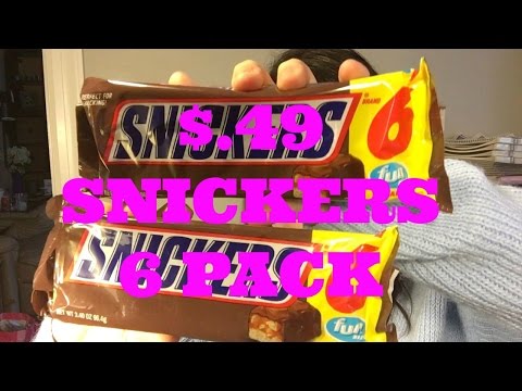 CVS 2/14/16 Part 2 ~ $.49 Snickers 6 Pack!