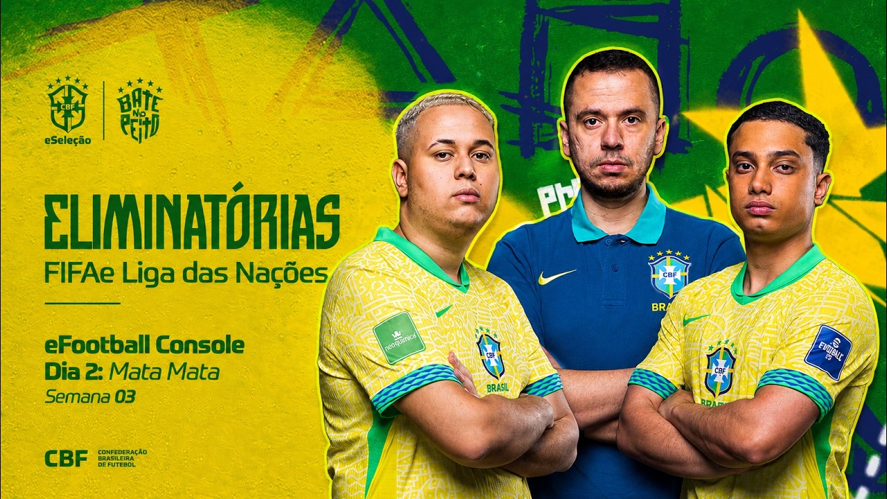 AO VIVO: FINAIS da NATIONS LEAGUE eFootball Console - SEMANA 3