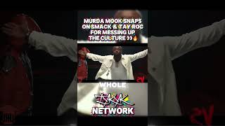 Murda Mook SNAPS on Smack &amp; Tay Roc for MESSING UP the Culture 👀🔥 #battlerap #rap #hiphop #viral