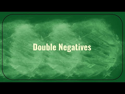 Grammar Wired! 7th Grade Double Negatives