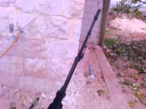 اغتنام عدة أسلحة من حاجز المشفى الوطني في مدينة حلفايا في حماة من قبل كتيبة عبد الله بن الزبير