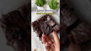 "5-Ingredient Eggless Brownie Recipe | Quick & Easy Fudgy Brownies Without Eggs!"