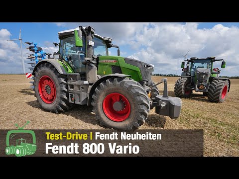 Fendt 800 Vario im Test-Drive | Alle Fendt Traktoren Neuheiten | 300 | 500 | 700 | 1000