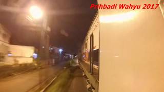 preview picture of video 'Night Trip by Train Kutojaya Selatan *Tasikmalaya~Banjar #Tamat'