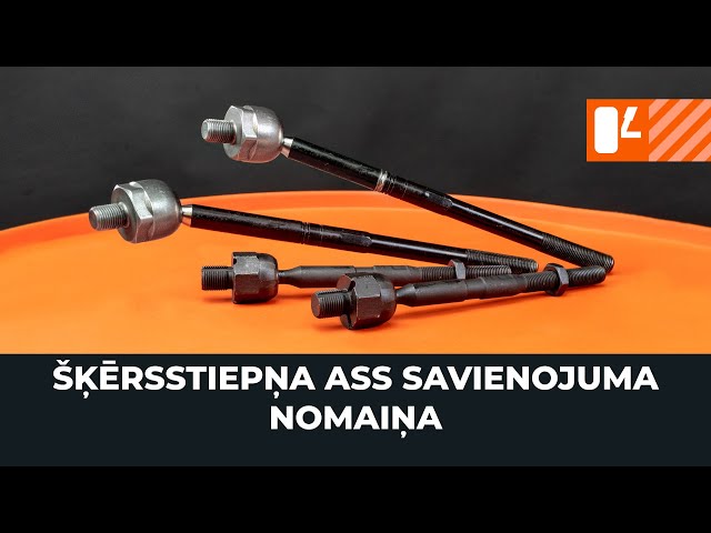 Noskatieties video ceļvedi par to, kā nomainīt Aksiālais Šarnīrs Stūres Šķērsstiepnis uz PEUGEOT 308 CC (4B_)