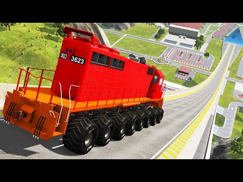 High speed freaky jumps #46 - Beamng.Drive