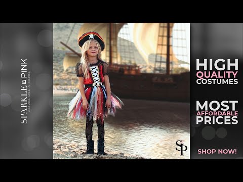 Premium Pirate Costume | Sparkle In Pink