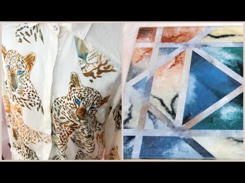 ManosalaObraTv Programa 52 - Camisa Sublimada - Falsos acabados sobre vidrio - Oleo