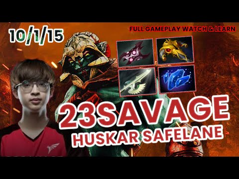 Talon.23Savage Huskar Gameplay Safelane - Dota 2 Patch 7.31b Full Gameplay