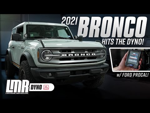 2021 2.7L Ford Bronco Dyno - Before & After Results w/ M-9603-B27 Ford Performance Tuner