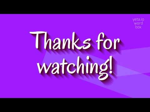 How to say "tryptone"! (High Quality Voices)