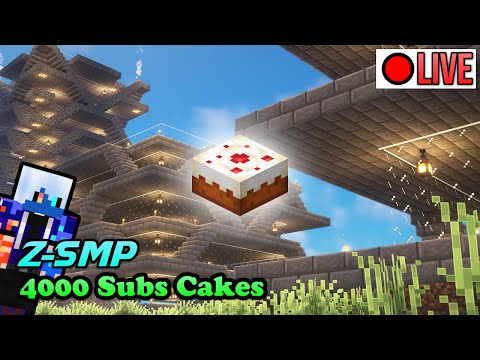 4000 cakes for subscribers in Minecraft SMP!