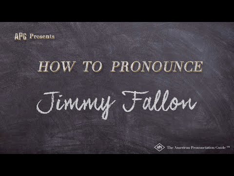 How to Pronounce Jimmy Fallon (Real Life Examples!)