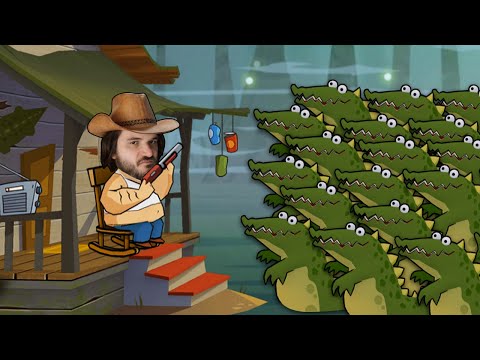 VELHO CAIPIRA ENFRENTA 1.000.000 DE JACARÉS EM SWAMP ATTACK!!!
